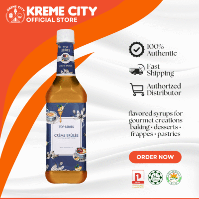 TOP Creamery Top Series Creme Brulee Syrup 750ml
