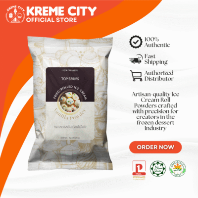 TOP Creamery Top Series Vanilla Fried Ice Cream Powder Premix 1kg