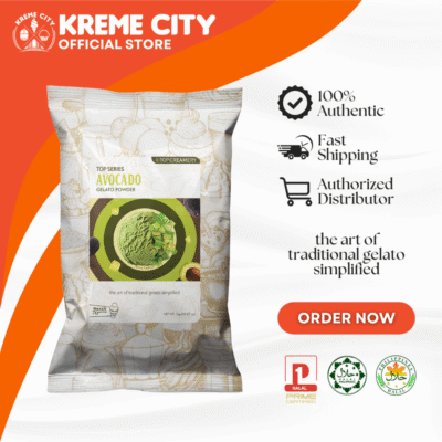 TOP Creamery Top Series Gelato Avocado Ice Cream Powder Premix 1kg