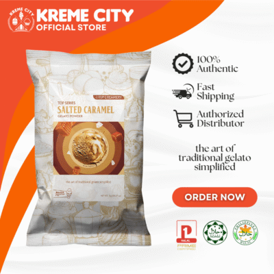TOP Creamery Top Series Gelato Salted Caramel Ice Cream Powder Premix 1kg