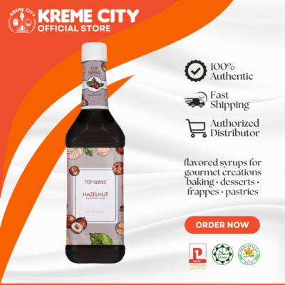 TOP Creamery Top Series Hazelnut Syrup 750ml