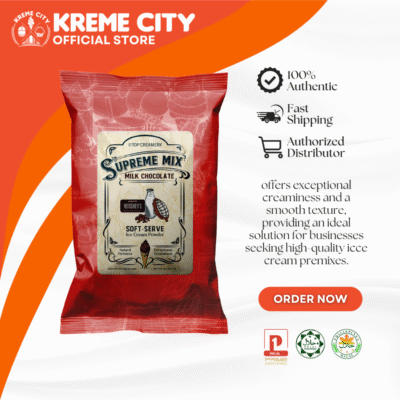 TOP Creamery Supreme Hershey Soft Serve Ice Cream Powder Premix 1kg