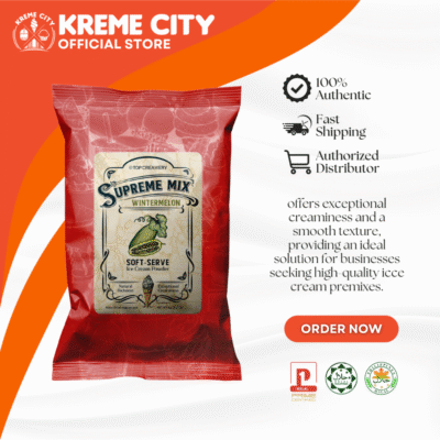TOP Creamery Supreme Wintermelon Soft Serve Ice Cream Powder Premix 1kg