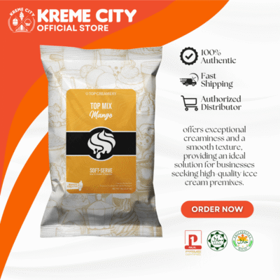TOP Creamery Topmix Mango Soft Serve Ice Cream Powder 1kg