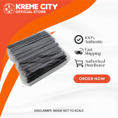 Kreme City Boba Straw Black 12mm