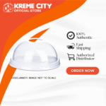 Kreme City PP Plastic Dome Lid Clear 95mm