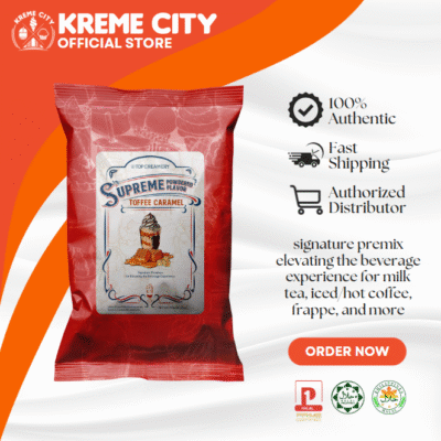 TOP Creamery Supreme Series Toffee Caramel Powdered Flavor 750g