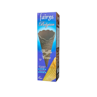 Fairys Belgian Waffle Cones 6pcs