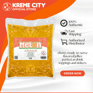 Kreme City Melon Jelly Strips 1kg
