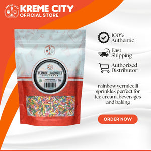 Kreme City Vermicelli Assorted Candy Sprinkles 250g
