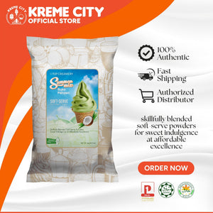 TOP Creamery Summer Mix Buko Pandan Soft Serve Ice Cream Powder Premix 1kg