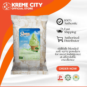 TOP Creamery Summer Mix Pandan Soft Serve Ice Cream Powder Premix 1kg